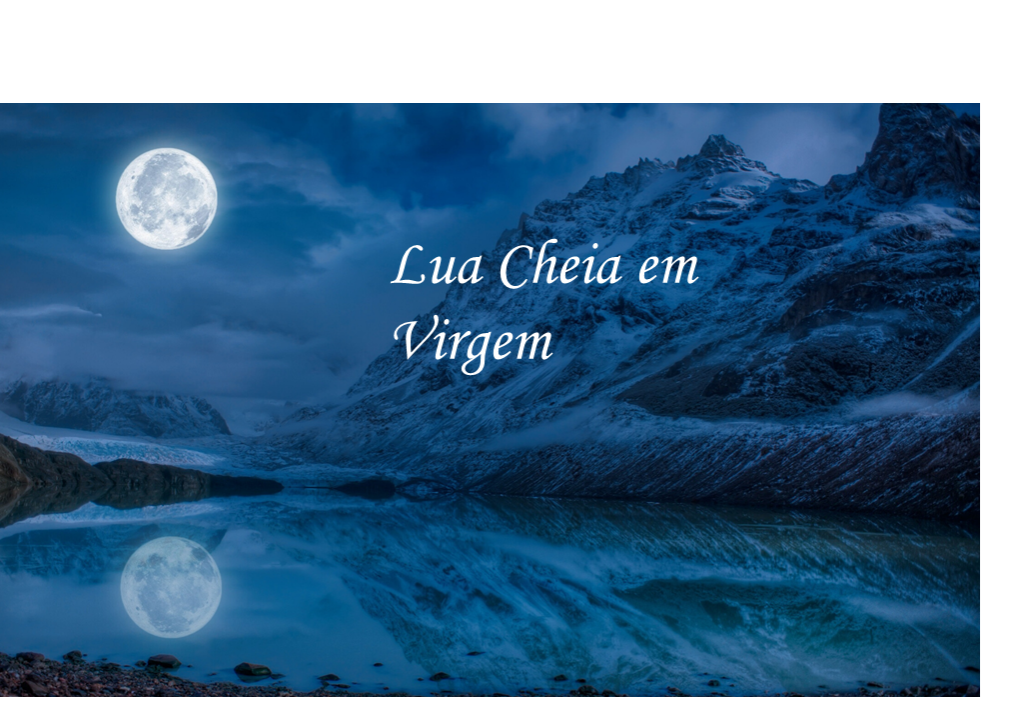 Lua cheia em Virgem